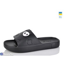 Шлепки жіночі на літо (8 пар р.37-40) чорний  "LOTTOS"