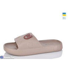 Шлепки жіночі на літо (8 пар р.37-40) коричневий  "LOTTOS"