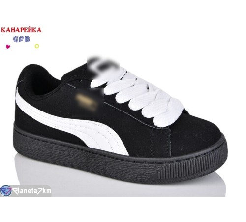 Кросівки на весну/осінь (8 пар р.36-41) чорний  "GFB-Канарейка"