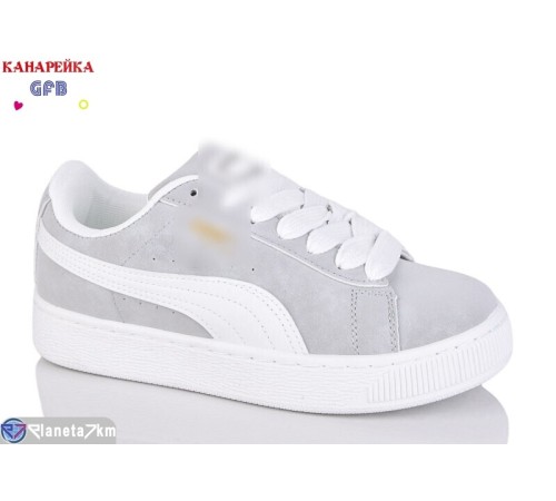 Кросівки на весну/осінь (8 пар р.36-41) сірий  "GFB-Канарейка"