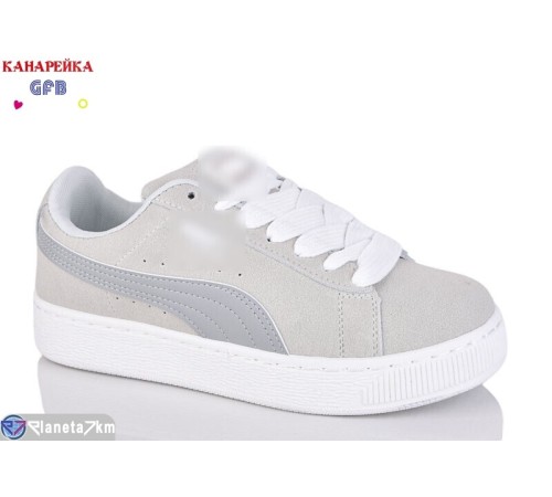 Кросівки на весну/осінь (8 пар р.36-41) сірий  "GFB-Канарейка"