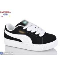 Дитячі кросівки на весну/осінь (8 пар р.33-38) чорний  "GFB-Канарейка"