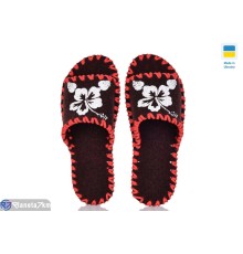 Тапки жіночі на весну/осінь (9 пар р.36-41) бордовий  "Activ"