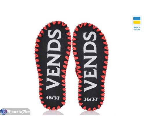 Тапки жіночі на весну/осінь (9 пар р.36-41) бордовий  "Activ"