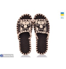 Тапки жіночі на весну/осінь (9 пар р.36-41) коричневий  "Activ"