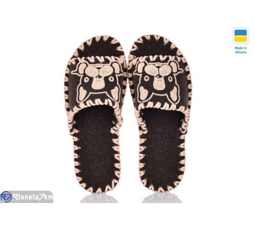 Тапки жіночі на весну/осінь (9 пар р.36-41) коричневий  "Activ"