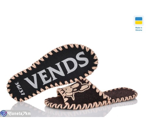 Тапки жіночі на весну/осінь (9 пар р.36-41) коричневий  "Activ"