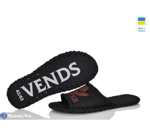 Тапки чоловічі на весну/осінь (9 пар р.40-45) чорний  "Activ"