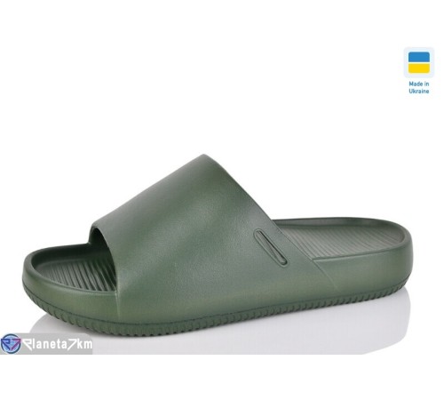 Шлепки чоловічі на літо (8 пар р.40-45) зелений  "LULI"