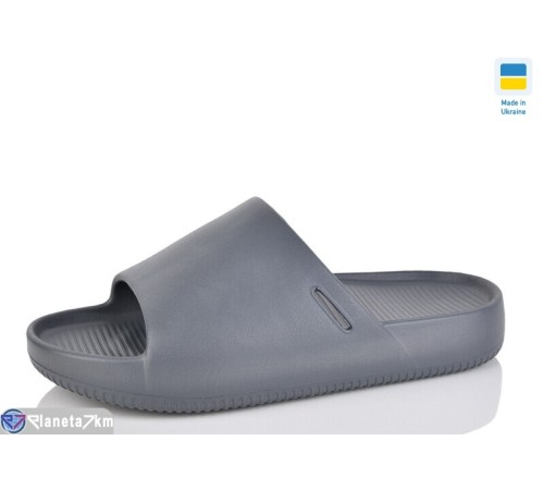 Шлепки чоловічі на літо (8 пар р.40-45) сірий  "LULI"