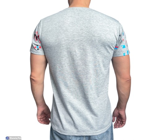 Футболка чоловіча на літо (5 шт. р.сетка 46-54) мікс  "Plato"