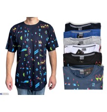 Футболка чоловіча на літо (5 шт. р.сетка 54-62) мікс  "Plato"