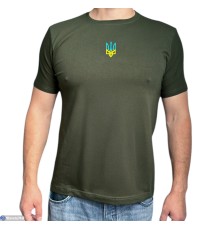 Футболка чоловіча на літо (5 шт. р.сетка M-3XL) зелений  "Plato"