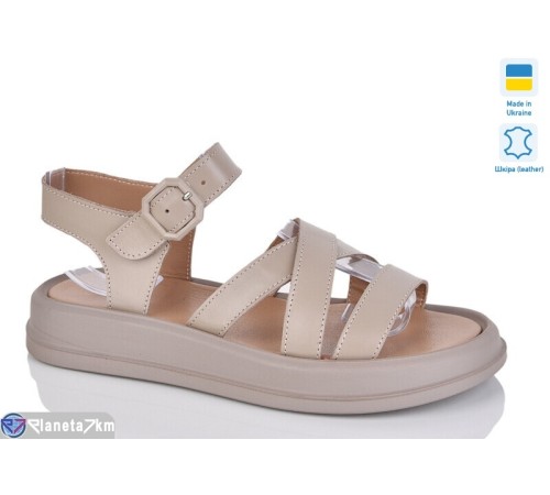 Босоніжки жіночі на літо (6 пар р.36-40) коричневий  "LIKA"