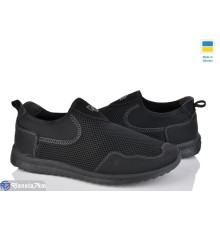 Кросівки чоловічі на весну/осінь (6 пар р.41-45) чорний  "LEOBAZA"