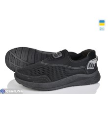 Кросівки чоловічі на весну/осінь (6 пар р.41-45) чорний  "LEOBAZA"