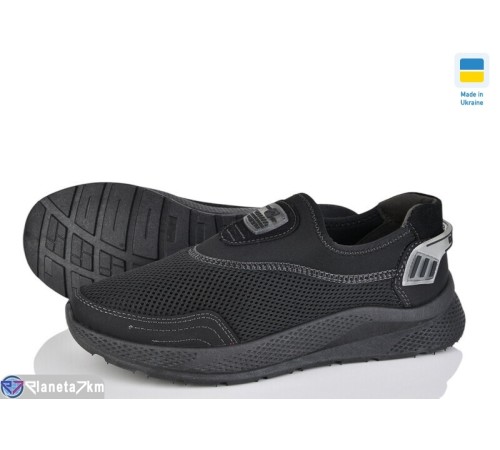 Кросівки чоловічі на весну/осінь (6 пар р.41-45) чорний  "LEOBAZA"