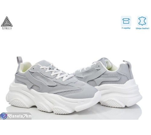 Кросівки жіночі на весну/осінь (8 пар р.36-40) сірий  "STILLI Group"