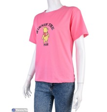 Футболка жіноча на літо (4 шт. р.сетка L-XL) рожевий  "Kalabok"