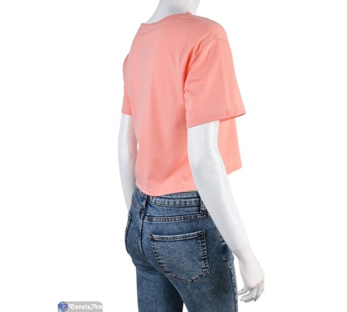 Футболка жіноча на літо (8 шт. р.сетка L-2XL) рожевий  "Kalabok"