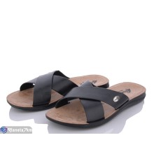 Шлепки чоловічі на літо (6 пар р.41-46) чорний  "MURMUR"