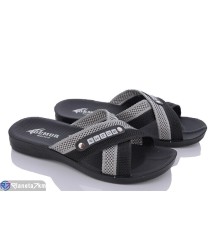 Шлепки чоловічі на літо (6 пар р.40-45) чорний  "MURMUR"