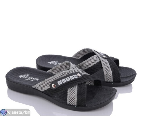 Шлепки чоловічі на літо (6 пар р.40-45) чорний  "MURMUR"