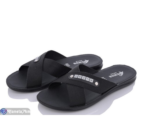 Шлепки чоловічі на літо (6 пар р.43-47) чорний  "MURMUR"