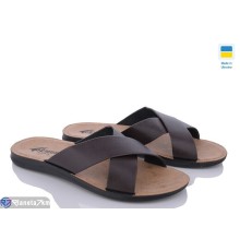 Шлепки чоловічі на літо (6 пар р.43-47) коричневий  "MURMUR"