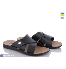 Шлепки чоловічі на літо (6 пар р.41-46) чорний  "MURMUR"