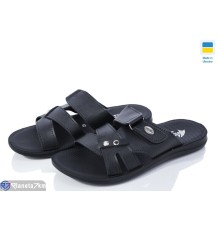 Шлепки чоловічі на літо (6 пар р.43-47) чорний  "MURMUR"