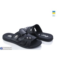 Шлепки чоловічі на літо (6 пар р.41-46) чорний  "MURMUR"