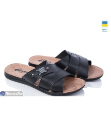 Шлепки чоловічі на літо (6 пар р.40-45) чорний  "MURMUR"