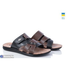 Шлепки чоловічі на літо (6 пар р.41-46) коричневий  "MURMUR"