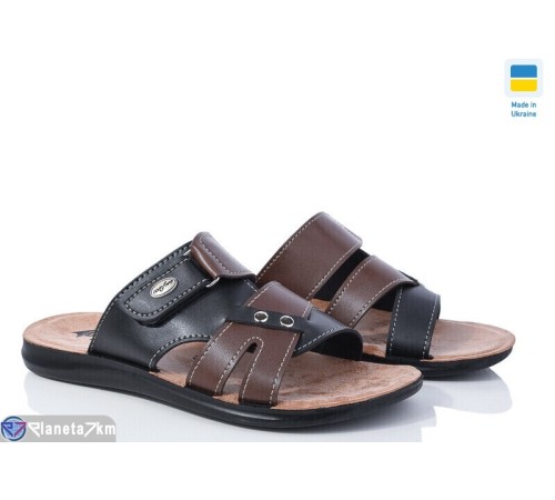 Шлепки чоловічі на літо (6 пар р.41-46) коричневий  "MURMUR"