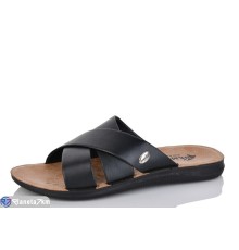 Шлепки чоловічі на літо (6 пар р.41-46) чорний  "MURMUR"