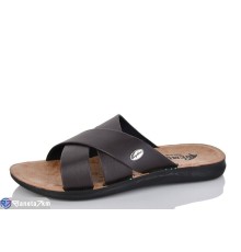 Шлепки чоловічі на літо (6 пар р.41-46) коричневий  "MURMUR"