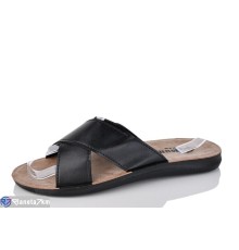 Шлепки чоловічі на літо (6 пар р.40-45) чорний  "MURMUR"