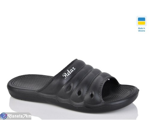 Шлепки жіночі на літо (8 пар р.36-41) чорний  "MURMUR"