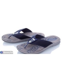 Шлепки чоловічі на літо (6 пар р.40-44) синій  "MURMUR"