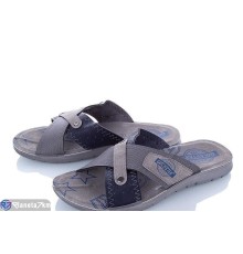 Шлепки чоловічі на літо (6 пар р.40-44) сірий  "MURMUR"