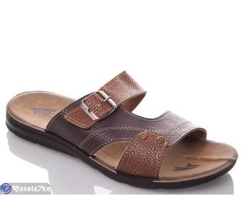 Шлепки чоловічі на літо (6 пар р.40-45) коричневий  "MURMUR"