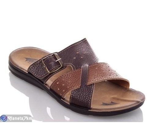 Шлепки чоловічі на літо (6 пар р.40-45) коричневий  "MURMUR"