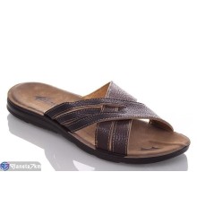 Шлепки чоловічі на літо (6 пар р.40-45) коричневий  "MURMUR"