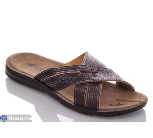 Шлепки чоловічі на літо (6 пар р.40-45) коричневий  "MURMUR"