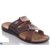 Шлепки чоловічі на літо (6 пар р.40-45) коричневий  "MURMUR"