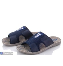 Шлепки чоловічі на літо (6 пар р.40-44) синій  "MURMUR"