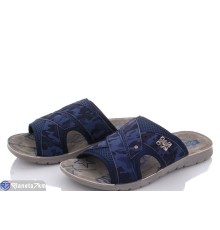 Шлепки чоловічі на літо (6 пар р.40-44) синій  "MURMUR"