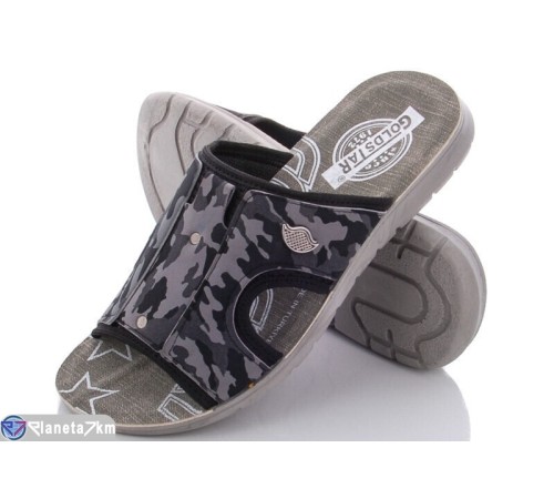 Шлепки чоловічі на літо (6 пар р.40-44) сірий  "MURMUR"