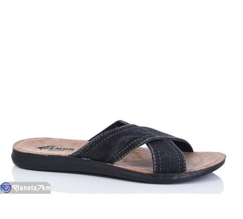 Шлепки чоловічі на літо (6 пар р.43-47) чорний  "MURMUR"